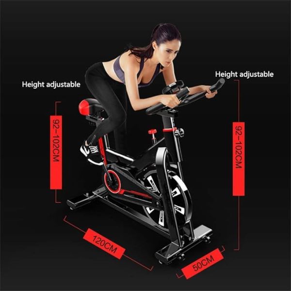 Indoor Exercise Bike Sports Bike Home Exercise Indoor Mute Fitness Equipment Pedal Bicycle Fitness Exercise Equipment Upright Exercise Bikes (Indoor Sport)