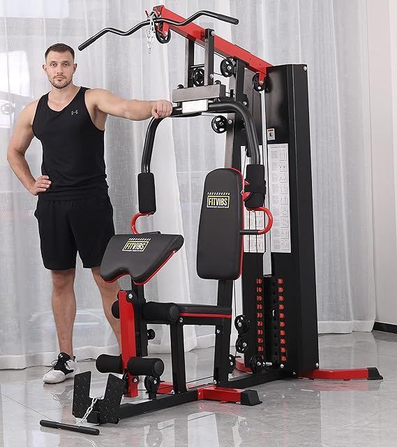 Signature Fitness Multifunctional Home Gym System Workout Station, Multiple Style